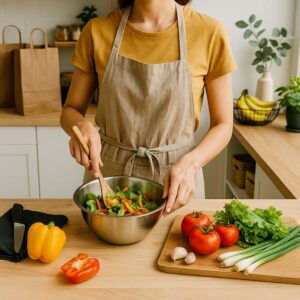 Scopri di più sull'articolo Cucina sostenibile: il piacere di mangiare rispettando il pianeta